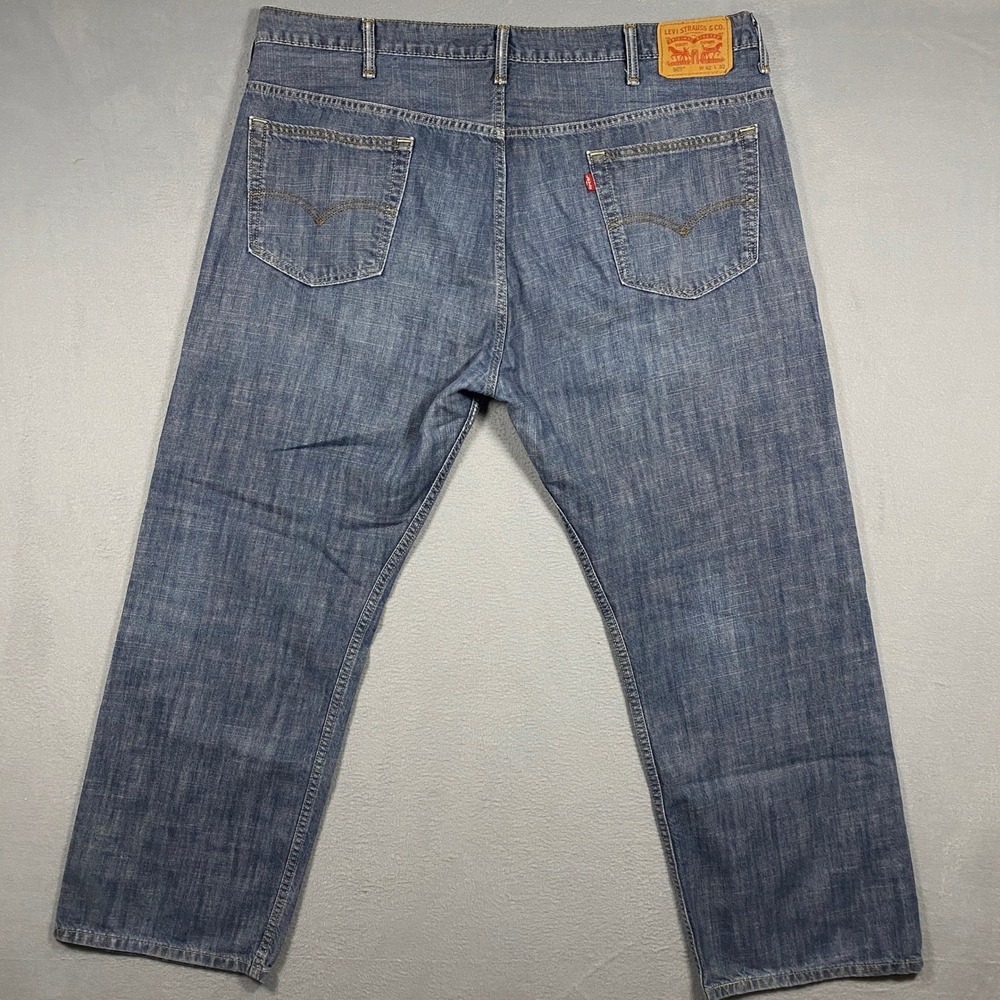 Levi's 569 Loose Straight‎ Jeans Mens 42x32 Blue Denim Relaxed Fit 00569-0133